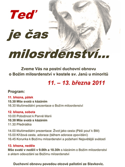 Brno: Postní obnova